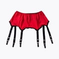 thumbnail image 2 of Ensemble de Bas et Jarretelles en Dentelle Transparente pour Femmes, 2 of 6
