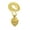 Gold/7mm, variant on Roaring Lion Head 3D Pendant w/ 7mm 30" Cuban Chain Necklace, Gold-Tone