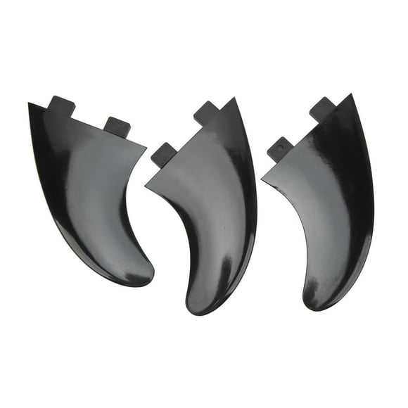 Surfboard Fins, PVC Portable Tri Fin Set for Paddleboard