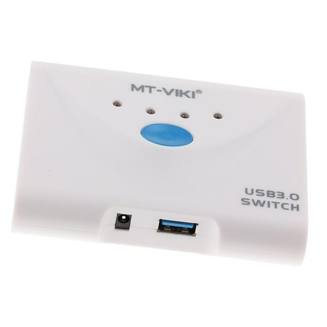 Selector de conmutador para USB 3.0 Adaptador de conmutador de 1 y 4 para , escáner de impresora, duro, proyector perfke Selector de interruptor USB