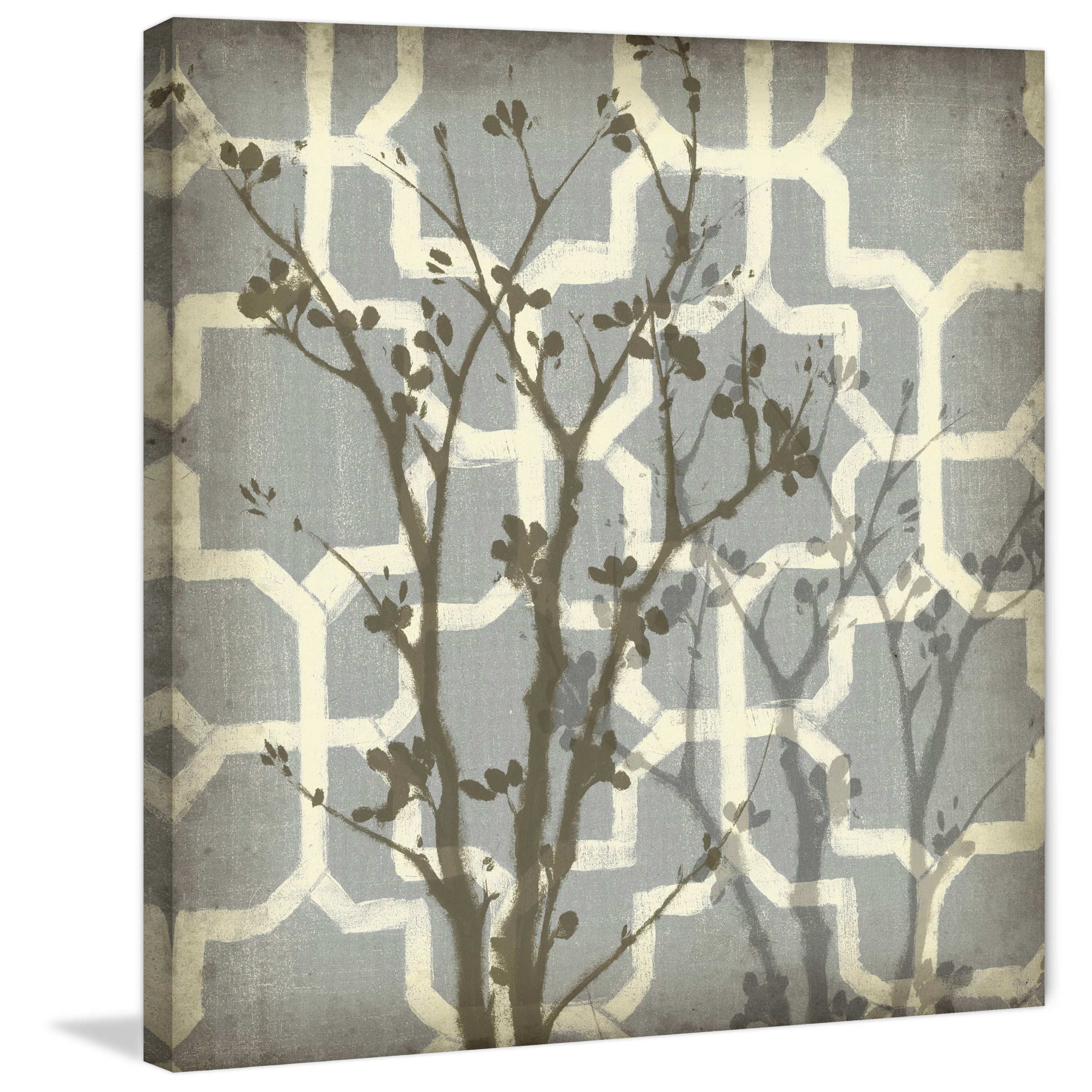 Marmont Hill "Silhouette & Pattern V" Painting Print on Wrapped Canvas