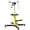 Yellow, variant on Heavy Duty 2 Ton Folding Engine Hoist Cherry Picker with 6 Swivel Wheels, Yellow Steel Shop Crane Lift for Auto Repair, Space Saving Garage Hoist