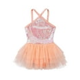 thumbnail image 4 of iEFiEL Girls Shine Dancewear Sequins Spaghetti Straps Ballet Tutu Leotard, 4 of 7