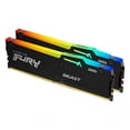 thumbnail image 1 of Kit Memoria Ram UDIMM DDR5 32 GB (2*16) 5600 MHZ Fury Beast RGB Gamer Kingstons KF556C36BEAK2-32, 1 of 2