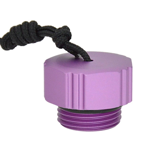 Scuba Diving Dust Cap Dust Plug Durable Lightweight Dive Tank Cover Protection Cover for Din First Stage Regulator Accessory ExternalThreadPurple
