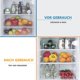 thumbnail image 5 of 2024 Organizador de refrigerador de cocina, juego de almacenamiento transparente, contenedor de almacenamiento para refrigerador, caja de almacenamiento para refrigerador, cocina,, 5 of 5