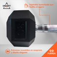 thumbnail image 2 of Mancuernas hexagonales UrbanFit Pro 2 piezas 30 lbs Acero Neopreno Caucho Goma, 2 of 10