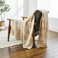 thumbnail image 1 of Better Homes & Gardens Striped Gauze Throw, Copper Stripe, 50" x 72", 1 of 5