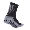 thumbnail image 1 of Elastic Anti-Shock Hygroscopic Thickened Towel Bottom Nylon Mid Tube Socks Stripe Soccer Socks Football Socks Sports Socks Men Women Socks BLACK, 1 of 8