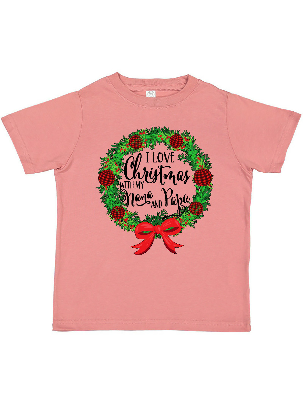 Papa Wreath Toddler Short Sleeve 