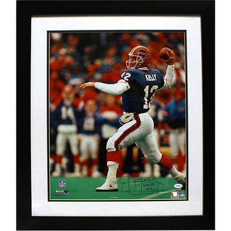 Nfl Autograph Signings - NFL 20x24 Autographed Frame, Jim Kelly Buffalo Bills