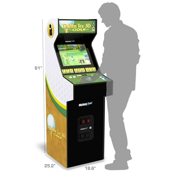 Arcade1Up Golden Tee 3D 35th Anniversary Deluxe Arcade Machine