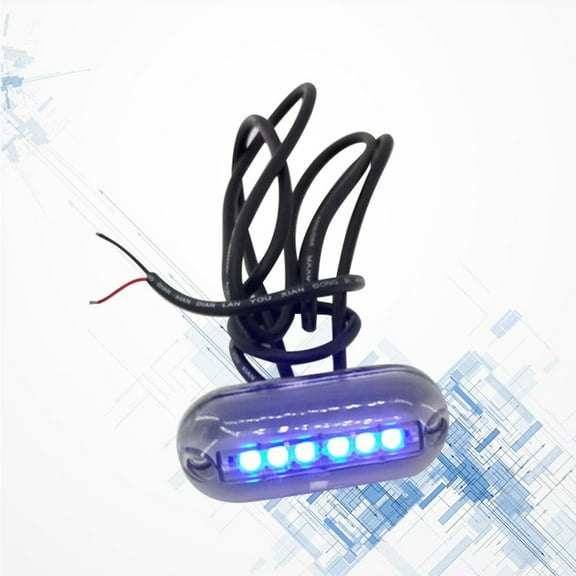Masteelf LED Underwater Boat Lights with ABS Material for Marine Use Bright Illumination IP68 Waterproof 12V
