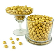 Color It Candy Shimmer Gold Sixlets for Party Favors, Buffets, Centerpieces, 2 Lb Bag