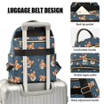 thumbnail image 4 of JIALIOU Mini Backpack Purse for Women Quilted Casual Daypack Small Travel Shoulder Bag, Corgi Dog and Planet, 4 of 7