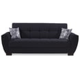 thumbnail image 2 of Ottomanson Origins Air Convertible Sofa Bed with Storage 74", Dark Blue Polyester, 2 of 12