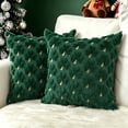 thumbnail image 3 of 2Pcs Christmas Tree Throw Pillow Covers Home Decorations, Exquisite Pillow Cases Christmas Decorations, Christmas Snowflake Pillow Covers for Sofa Bedroom, 18*18 inch, 3 of 52