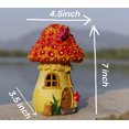 thumbnail image 3 of DurableDelights Solar-Powered Fairy House - Resin Butterfly Garden Light, Ideal for Yard and Outdoor Decor, 3 of 8