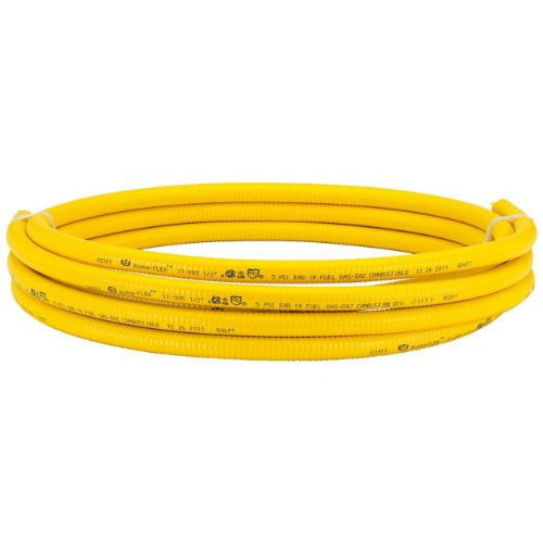 HomeFlex 11-00525 1/2-Inch x 25-Feet Corrugated Tubing, Stainless Steel