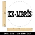 thumbnail image 2 of Ex-Libris Books Bookplate Latin Fun Text Self-Inking Rubber Stamp Ink Stamper - UV Ink - Mini 1/2 Inch, 2 of 7
