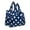 Baseball, variant on Medium Foldable Tote Nylon Reusable Grocery Bag (Set of 2), Gray Petals