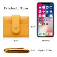 thumbnail image 6 of Badiya Women Small Wallets And Women Slim Bifold Credit Card Holder Minimalist Zipper Coin Pocket, 6 of 10
