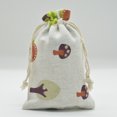 thumbnail image 1 of Bolsa de algodón estampada, bolsa de tela con cordón de algodón y lino, bolsa de embalaje repelente de mosquitos, bolsa pequeña de estilo pastoral para guardar joyas y regalos, 1 of 5