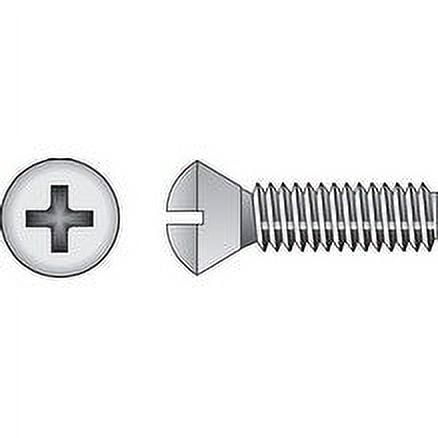 Hillman 825994 0.25-20 x 1.5 in. Phillips Flat Head Stainless Steel Machine Screw