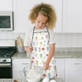 thumbnail image 4 of Flower Fairy Princess Pattern Kids Aprons for Girls and Boys,Adjustable Neck Strap Toddler Aprons for Kids Cooking Baking, 4 of 6