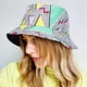 thumbnail image 2 of Trendy Bucket Hat Beach Sun Hat for Women Men Summer Sun Protection Fisherman Hat, 2 of 5