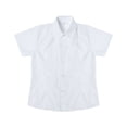 thumbnail image 1 of FELTECHELECTR Camisa de uniforme escolar de manga corta, blanca, estilo japonés, para niñas (talla 1), 1 of 6