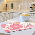 thumbnail image 6 of Grapefruit Fruit Dish Drying Mat for Kitchen Counter 18x24 In Absorbent Microfiber Reversible Mats Dish Drainer Protector Rack Pad for Coffee Bar Table, 6 of 7
