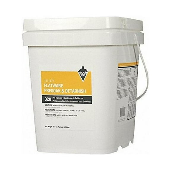 Tough Guy Powder Silverware Presoak,4 oz.,PK35 11U471