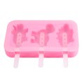 thumbnail image 2 of Lindo Dinosaurio Hogar Helado Silicona Moldes 3 Ranuras Antiadherente Moldes De Silicona De Grado Alimenticio Methold HA028405-03, 2 of 6