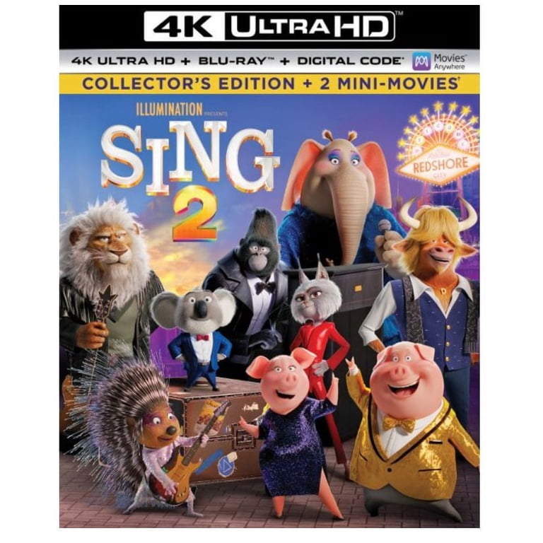 Sing 2 (4K Ultra HD + Blu-ray) [UHD] - Walmart.com