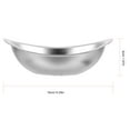 thumbnail image 2 of Raindrops Home Bowl Silver Stainless Steel 1Pcs 6.3x4.3in, 2 of 8