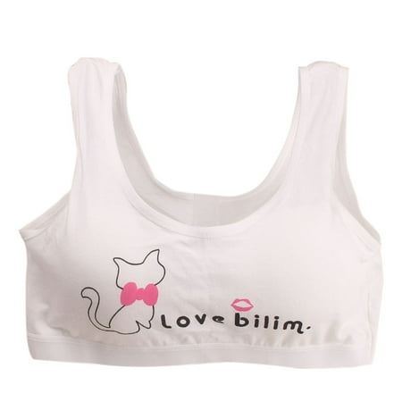 

New Lovely Girls Printing Underwear Bra Vest Children Underclothes Sport Undies Fragarn