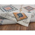 thumbnail image 5 of Abani Porto Collection Beige Moroccan Multi Color Diamond 5'3" x 7'6" Area Rug, 5 of 5