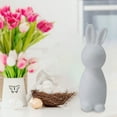 thumbnail image 4 of CHUOU Easter Flocked Bunny Decor, White, 7.48 Inch, 4PCS,the Fun Way For You To Celebrate Easter, 4 of 5