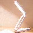 thumbnail image 5 of xjwjuw Portable Foldable LED Desk Lamp, USB Rechargeable Eye Protection Reading Light with Multi Angle Adjustment and Stepless Dimming, Small Table Lamp for Student Dormitory, Bedroom and Study, 5 of 6