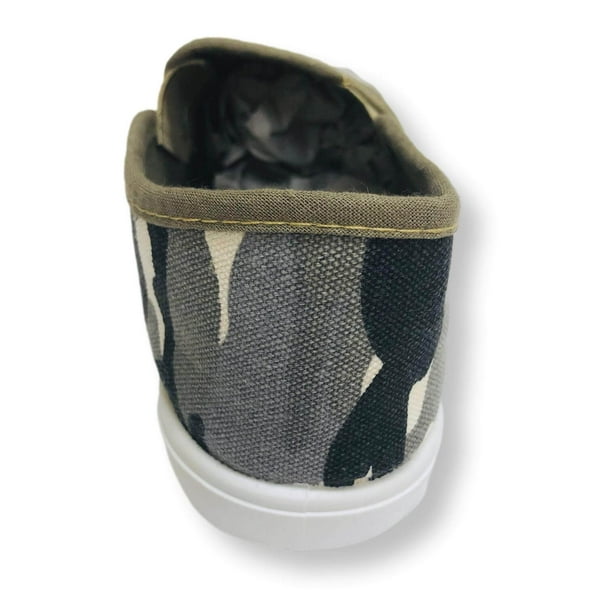 Boys grey top canvas shoes
