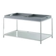 thumbnail image 4 of Convenience Concepts Tempered Glass Palm Beach Coffee Table, Gray, 4 of 10