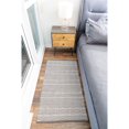 thumbnail image 3 of Fabstyles Herringbone Cotton Flat Weave Area Rug for Living Room, Hallway, Patio, 3 of 4