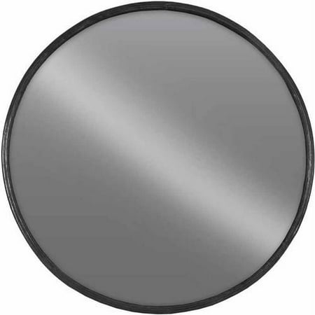 - Urban Trends Collection: Metal Wall Mirror, Tarnished Finish, Black