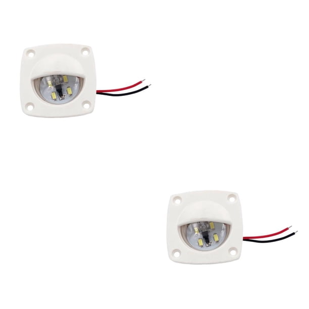 Kenally Courtesy Light Space Saving Compact Size ABS Yacht Device Firm Accessories Lighting Lamp Wall-mounted Ceiling Structure Bulb Luz negra/azul 2piezas Kenally CBP445965