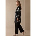thumbnail image 3 of Jessica London Fine Gauge Cardigan Long Open Front Sweater, 3 of 3