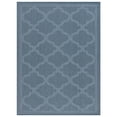 thumbnail image 2 of SAFAVIEH Machine Washable Rug Indoor/Outdoor Bermuda Collection - Bermuda Tamaya Geometric Machine Washable Indoor/Outdoor Area Rug, Navy, 6'7" x 6'7" Round, 2 of 6