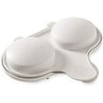 thumbnail image 2 of Nordic Ware Microwave Egg Poacher 2 Cavity - Plastic, Dishwasher Safe - White, 2 of 3