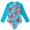 E, variant on WOLLED Kids Girls Rash Guard Swimsuits Onesies UV 50  Surfing Bathing Suit Long Sleeve Swim Shirt Toddler Zipper Beach Swimwear for 4-12T