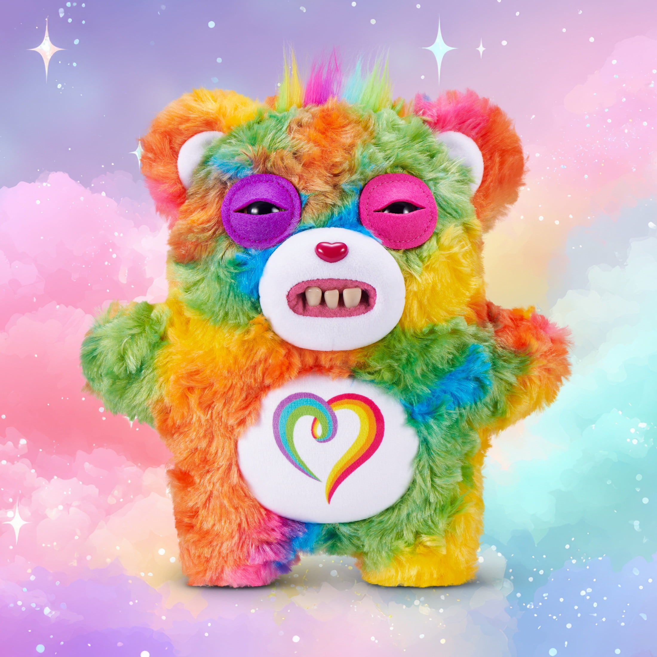 Fuggler Care Bears 9 inch (Togetherness Bear), Funny Ugly Monster Stuffed Animal Toy by ZURU